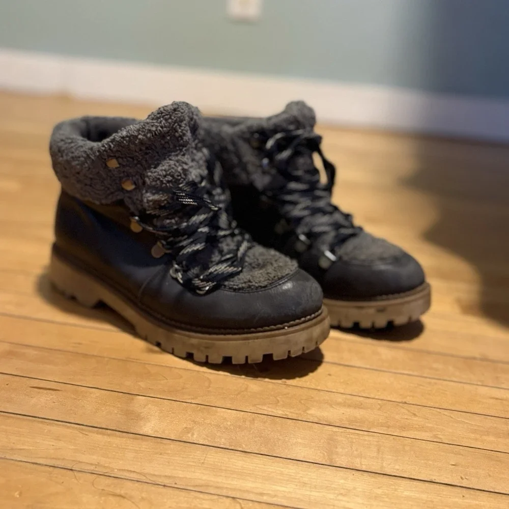 Circus by Sam Edelman Kilbourn Faux Fur Winter Boots Womens Size 8